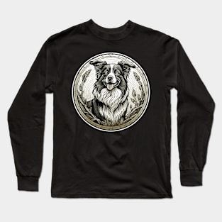 Border Collie dog Long Sleeve T-Shirt